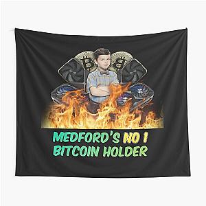 Young Sheldon Bitcoin Tapestry