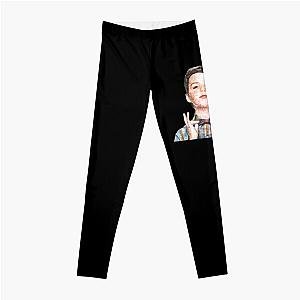 Young Sheldon Sketch   Leggings