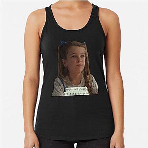 Young Sheldon missy cooper Racerback Tank Top