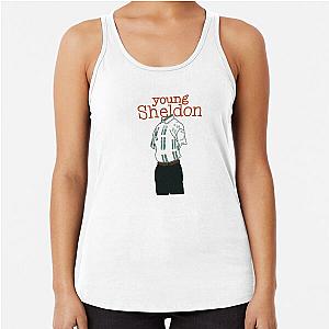 Young Sheldon - fan art Racerback Tank Top