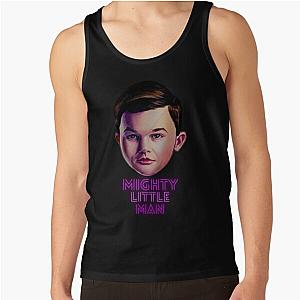 Young Sheldon - Mighty little man - Watercolor painting Tank Top