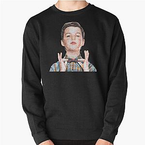 Young Sheldon Sketch   Pullover Sweatshirt