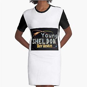 Young Sheldon Boy Genius Graphic T-Shirt Dress