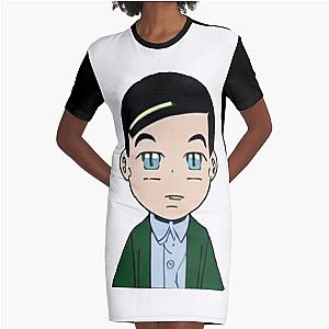 Young Sheldon in anime style Graphic T-Shirt Dress