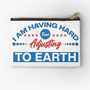 I am Having a Hard Time Adjusting To Earth, Young Sheldon, Sheldon Cooper Zipper Pouch