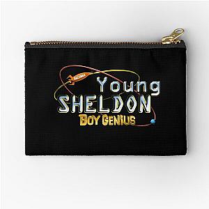 Young Sheldon Boy Genius Zipper Pouch