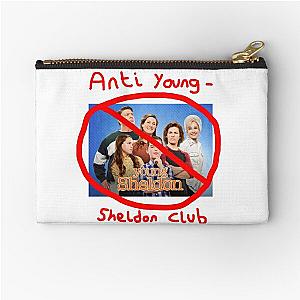 Anti Young Sheldon Club - Young Sheldon Zipper Pouch