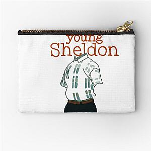 Young Sheldon - fan art Zipper Pouch