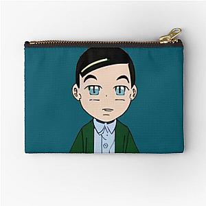 Young Sheldon in anime style Zipper Pouch