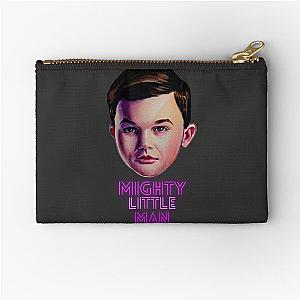 Young Sheldon - Mighty little man - Watercolor painting Zipper Pouch