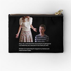 Young Sheldon quotes Zipper Pouch