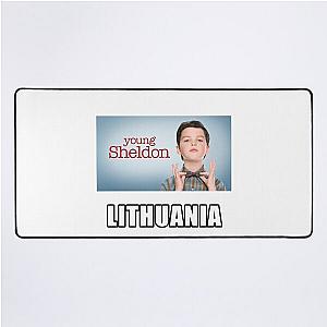 Young Sheldon Lithuania Desk Mat