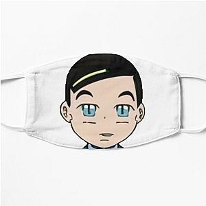 Young Sheldon in anime style Flat Mask