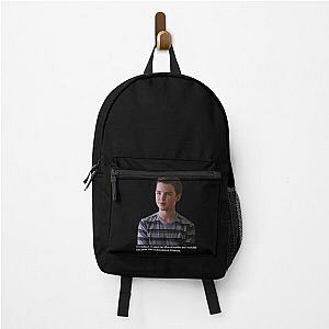 Young Sheldon quotes Backpack