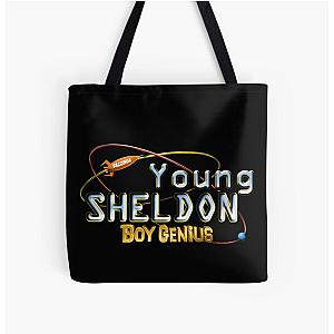 Young Sheldon Boy Genius All Over Print Tote Bag