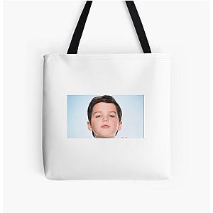 Young Sheldon Sticker All Over Print Tote Bag