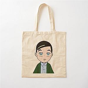 Young Sheldon in anime style Cotton Tote Bag