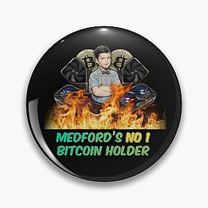 Young Sheldon Bitcoin Pin