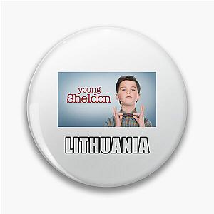 Young Sheldon Lithuania Pin