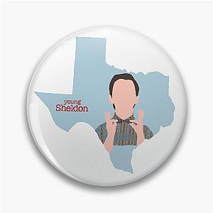 Young Sheldon Texas Pin