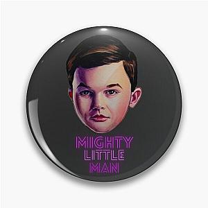 Young Sheldon - Mighty little man - Watercolor painting Pin