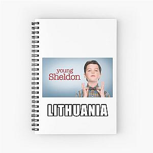 Young Sheldon Lithuania Spiral Notebook