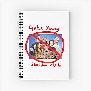 Anti Young Sheldon Club - Young Sheldon Spiral Notebook