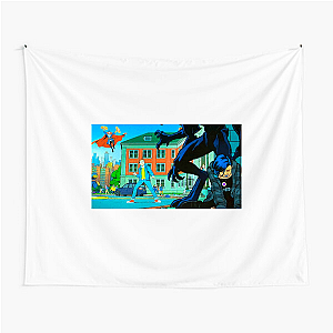 Your Friendly Neighborhood Spider Man Unforgettable Adventure Your Friendly Neighborhood Spider Man Tapestries