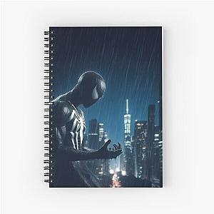 Spiderverse Spider-Man Black Suit Spiral Notebook