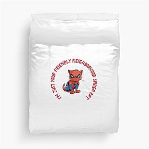 Friendly Spider Cat Duvet Cover