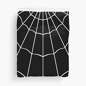 Spider Web Black Duvet Cover