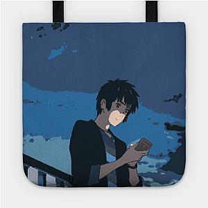 Your Name Bags - Your Name. Taki Tachibana Anime pair print Tote TP2507