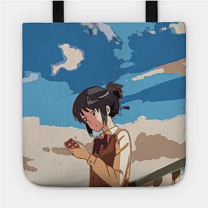 Your Name Bags - Your Name. Mitsuha Miyamizu Anime couples print Tote TP2507