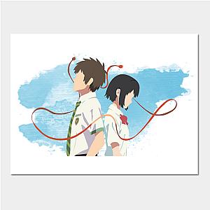 Your Name Posters - Your Name Minimalist (Taki and Mitsuha) Poster TP2507