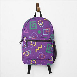 Karl Jacobs Backpacks - Bowling Alley Carpet Design Backpack RB1006