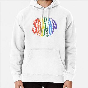 Sapnap Hoodies - Sapnap Rainbow Flame Name Pullover Hoodie RB1412