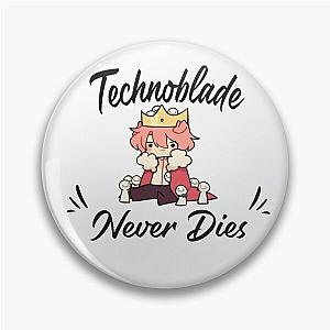 Technoblade Never Dies Pin - Technoblade Dream SMP Funny Pin ButtonT