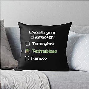 Technoblade Pillows - Choose your character - Technoblade (2) Throw Pillow RB0206T