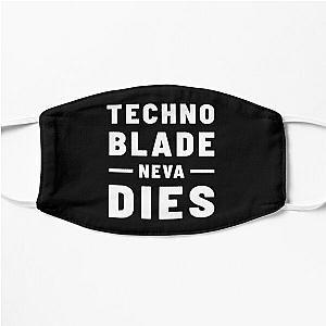 Technoblade Face Masks - Technoblade Neva Dies - Technoblade Quote Flat Mask RB0206T