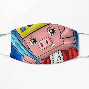 Technoblade Face Masks - Technoblade king merch Flat Mask RB0206T