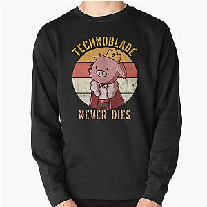 Technoblade Sweatshirts - Technoblade never dies  Pullover Sweatshirt RB0206T