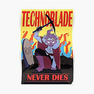 Technoblade Posters - Technoblade never dies games Poster RB0206T