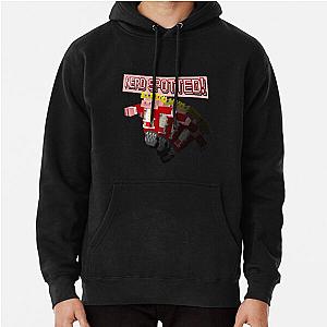 Technoblade Hoodies - Technoblade NERD SPOTTED Pin Button Pullover Hoodie RB0206T