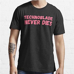 Technoblade T-Shirts - Technoblade Never Dies Essential T-Shirt RB0206T