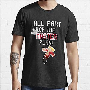 Technoblade T-Shirts - Technoblade All Part Of the Master Plan! Essential T-Shirt RB0206T