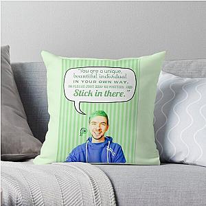 Jacksepticeye Pillows - Stick in there! Throw Pillow RB0107