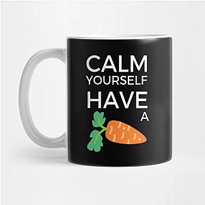 TommyInnit Mugs - Tommyinnit Calm yourself have a carrot Mug TP2409