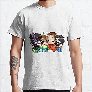 Valkyrae T-Shirts - Corpse, Sykkuno, Valkyrae, and Disguised toast Classic T-Shirt RB1510