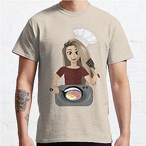 Valkyrae T-Shirts - Valkyrae making bacon Classic T-Shirt RB1510