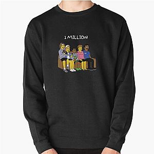 Baylen Levine Sweatshirts - Vitntage Baylen Levine Merch 1 Million Pullover Sweatshirt RB1402